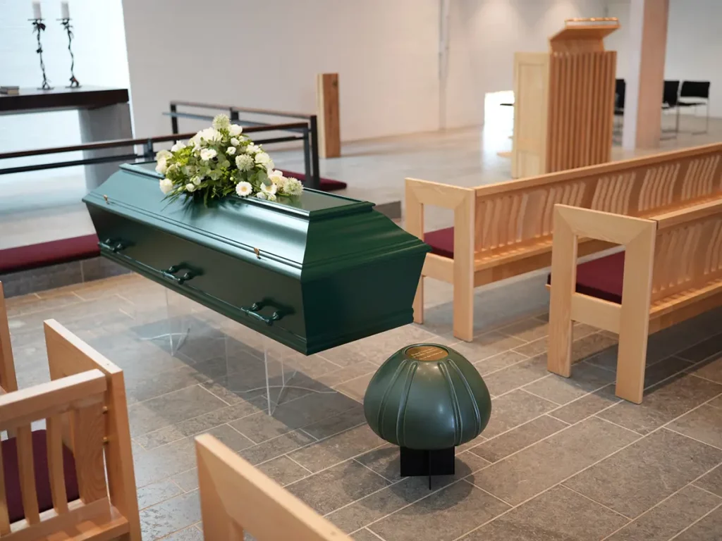 Timestone begravelse